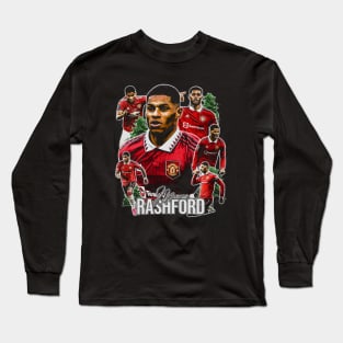 Marcus Rashford Vintage Long Sleeve T-Shirt